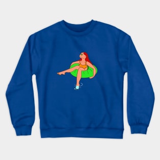 Pool Girl Crewneck Sweatshirt